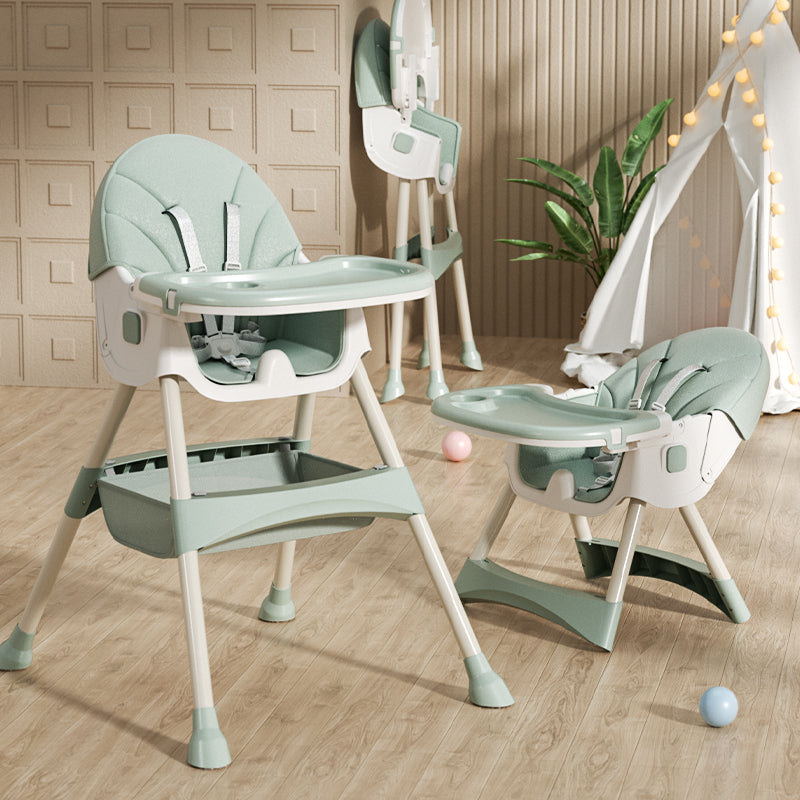 Seggiolone per bambini 2 in 1 Comfort - Verde - disimballato
