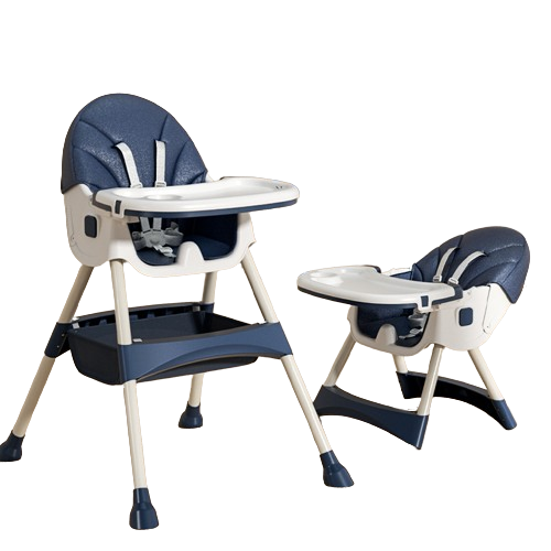Seggiolone per bambini 2in1 Comfort - Blu - aperto