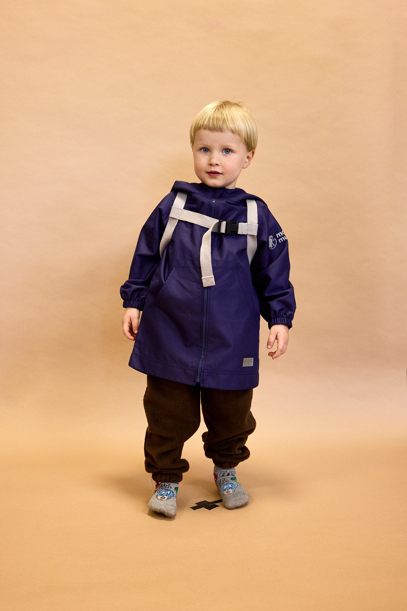 Monkey Mum® Giacca antivento con maniche raglan - Bordeaux