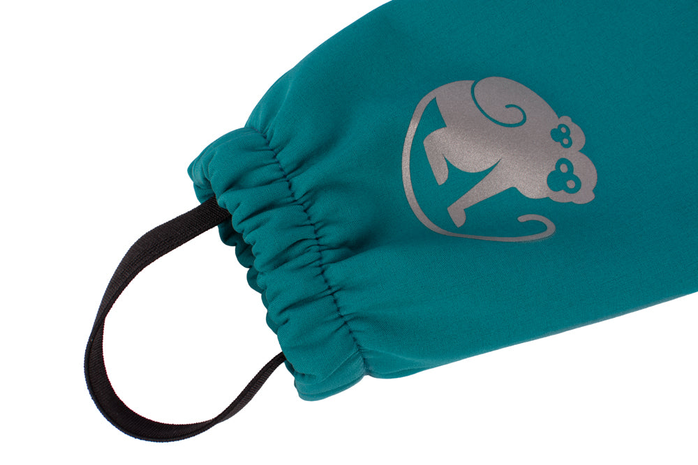 Pantaloni softshell crescenti per bambini con membrana Monkey Mum® - Allegra lucertola