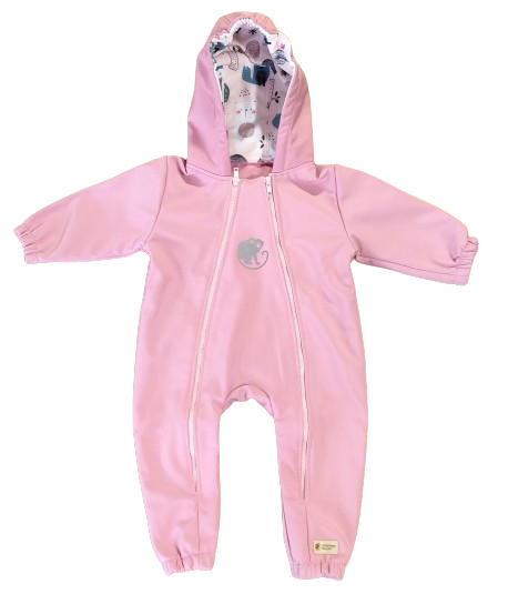 Monkey Mum® Tutina softshell con membrana –Animaletti di zucchero - dim. 62/68, 74/80