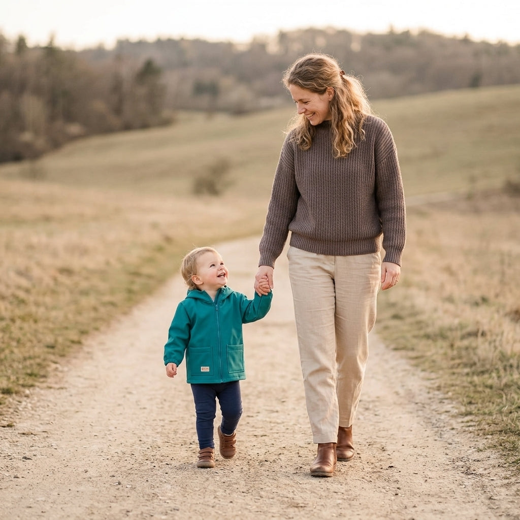 Giacca softshell per bambini con membrana Monkey Mum® - Allegra lucertola