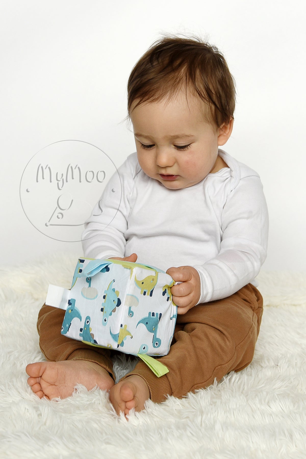 MyMoo Cubo sensoriale Busy cube - Dinosauri