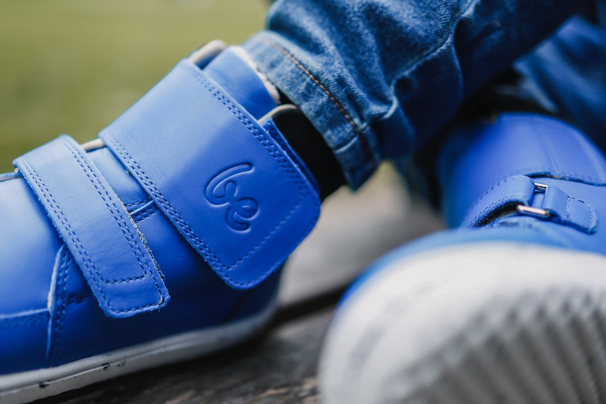 Be Lenka Scarpe invernali per bambini a piedi nudi Panda 2.0 - Blu e bianco