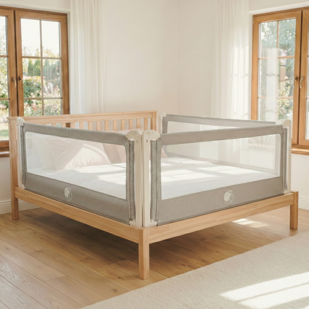 Barriera per letto Monkey Mum® Popular - grigio scuro - design