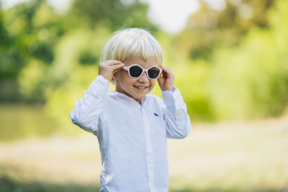 Occhiali da sole per bambini Monkey Mum® - Sguardo da panda - più colori