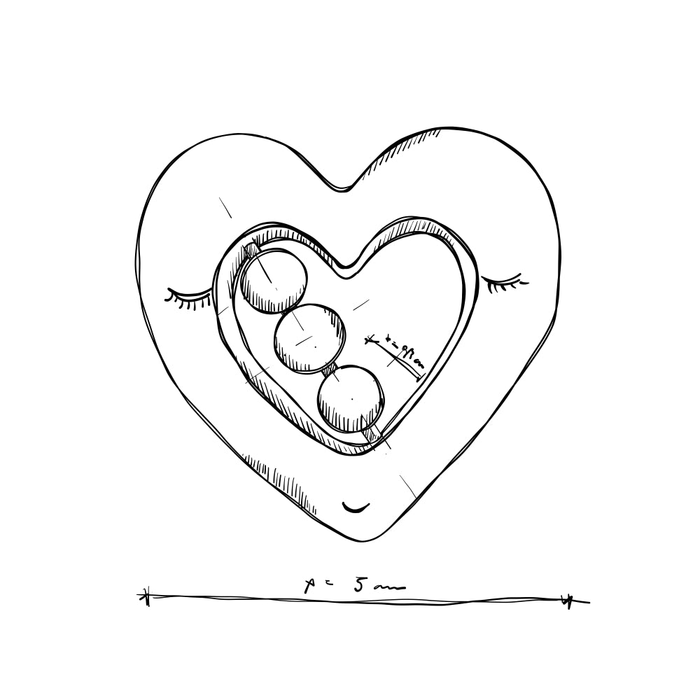 Wooden Story Sonaglio- Cuore