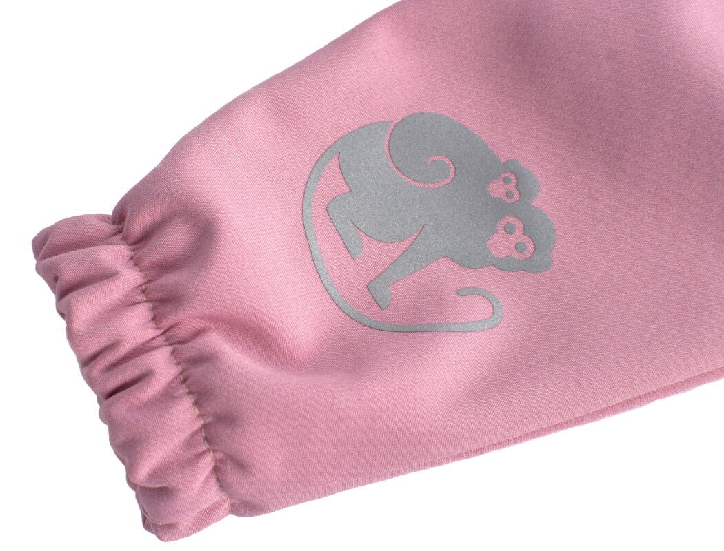 Pantaloni softshell per bambini con membrana Monkey Mum® - Zucchero filato
