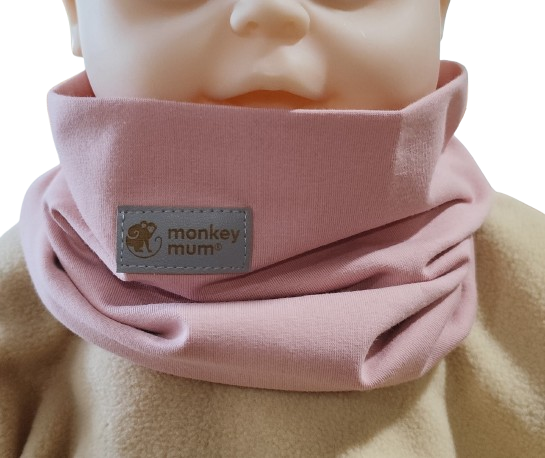 Scaldacollo Monkey Mum® - Rosa chiaro