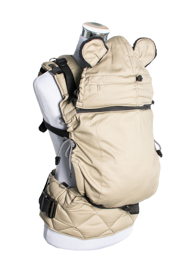 Cappuccio imbottito per marsupio Carrie Monkey Mum® - Sabbia del deserto