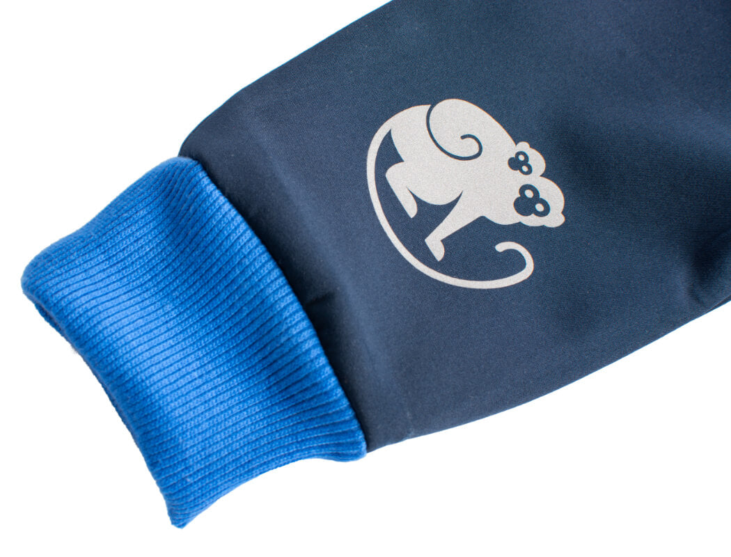 Pantaloni softshell per bambini con membrana Monkey Mum® - Cielo notturno
