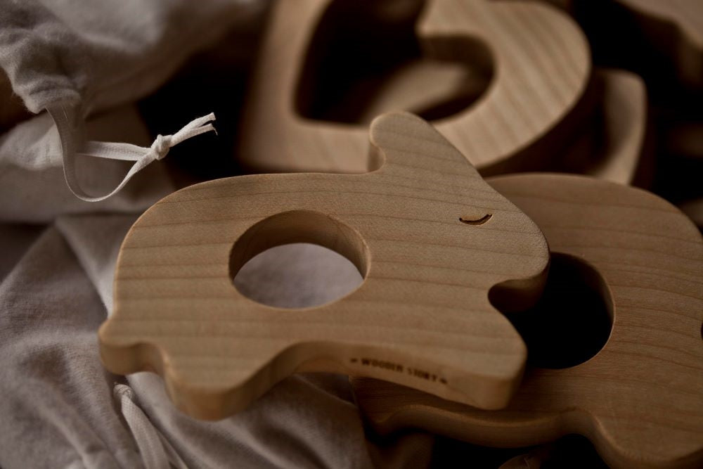 Wooden Story Gioco dentizione - Paperella