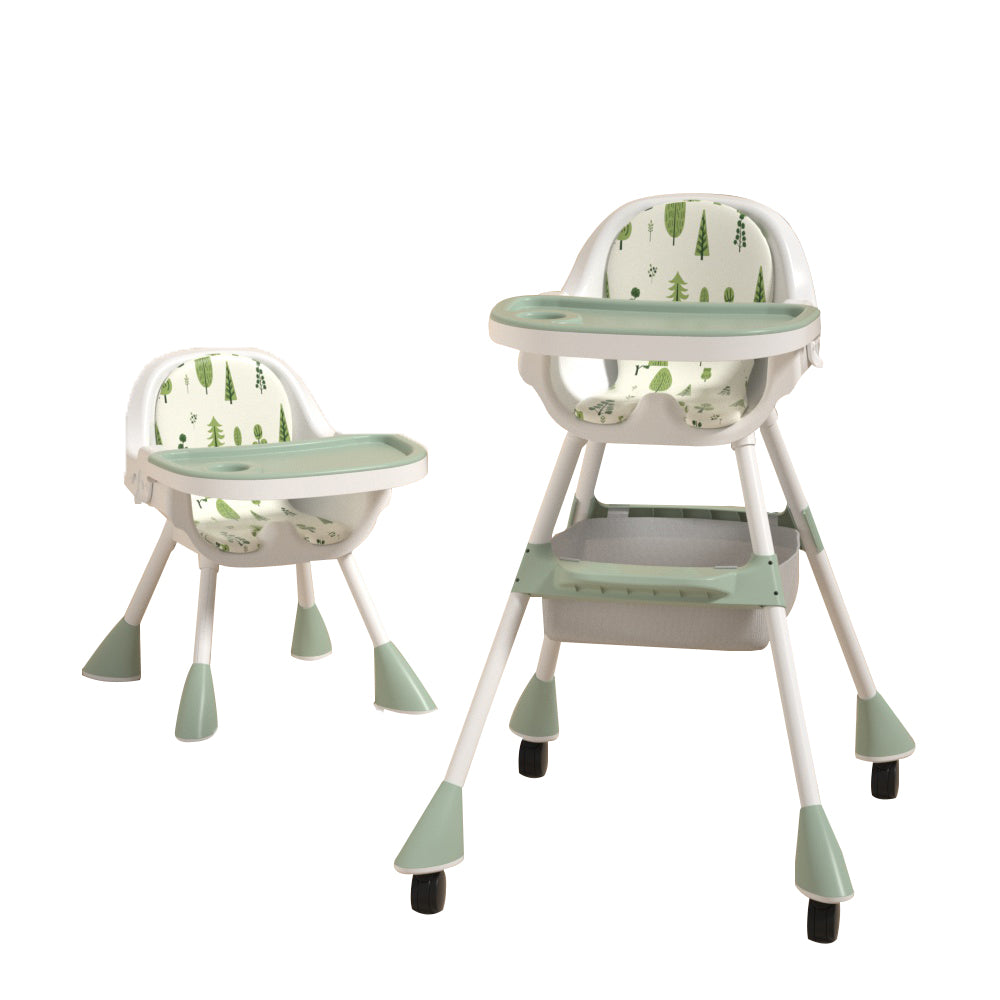 Seggiolone per bambini 2 in 1 Simple - Matcha Green